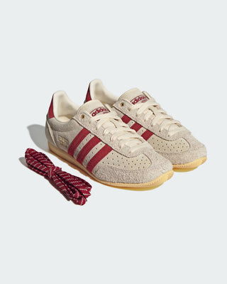 Adidas Women's Japan Shoe - Warm Vanilla/Team Victory Red/Gold Metallic