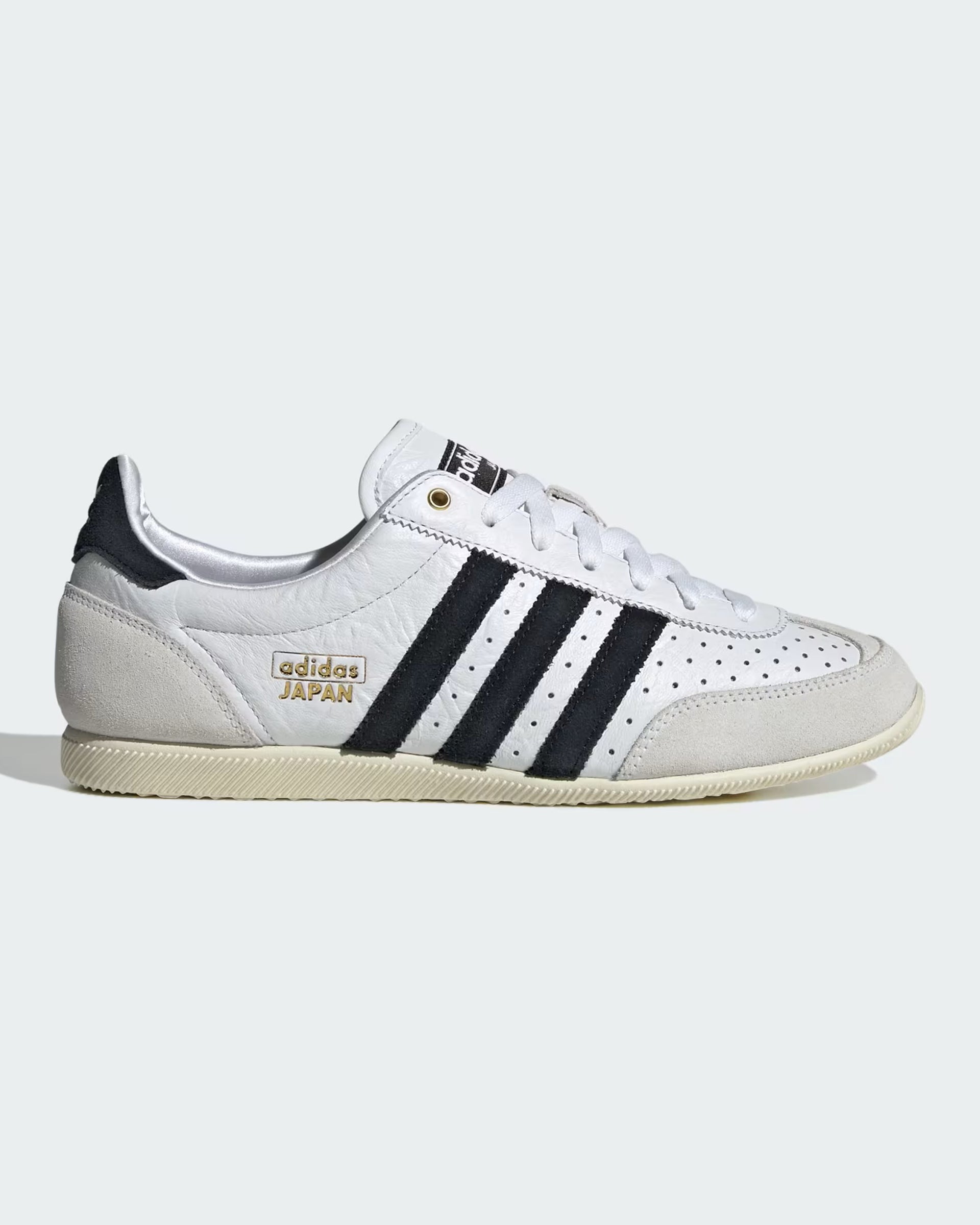Adidas Women's Japan Shoe - Cloud White/Core Black/Gold Metallic