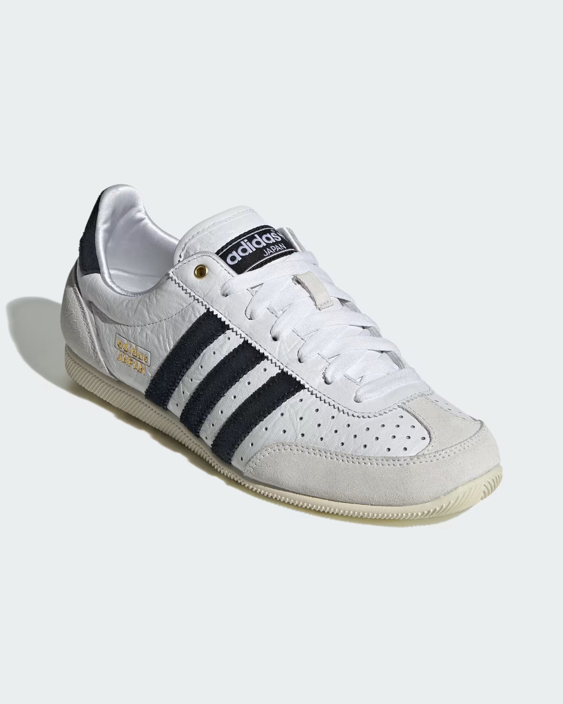 Adidas Women's Japan Shoe - Cloud White/Core Black/Gold Metallic