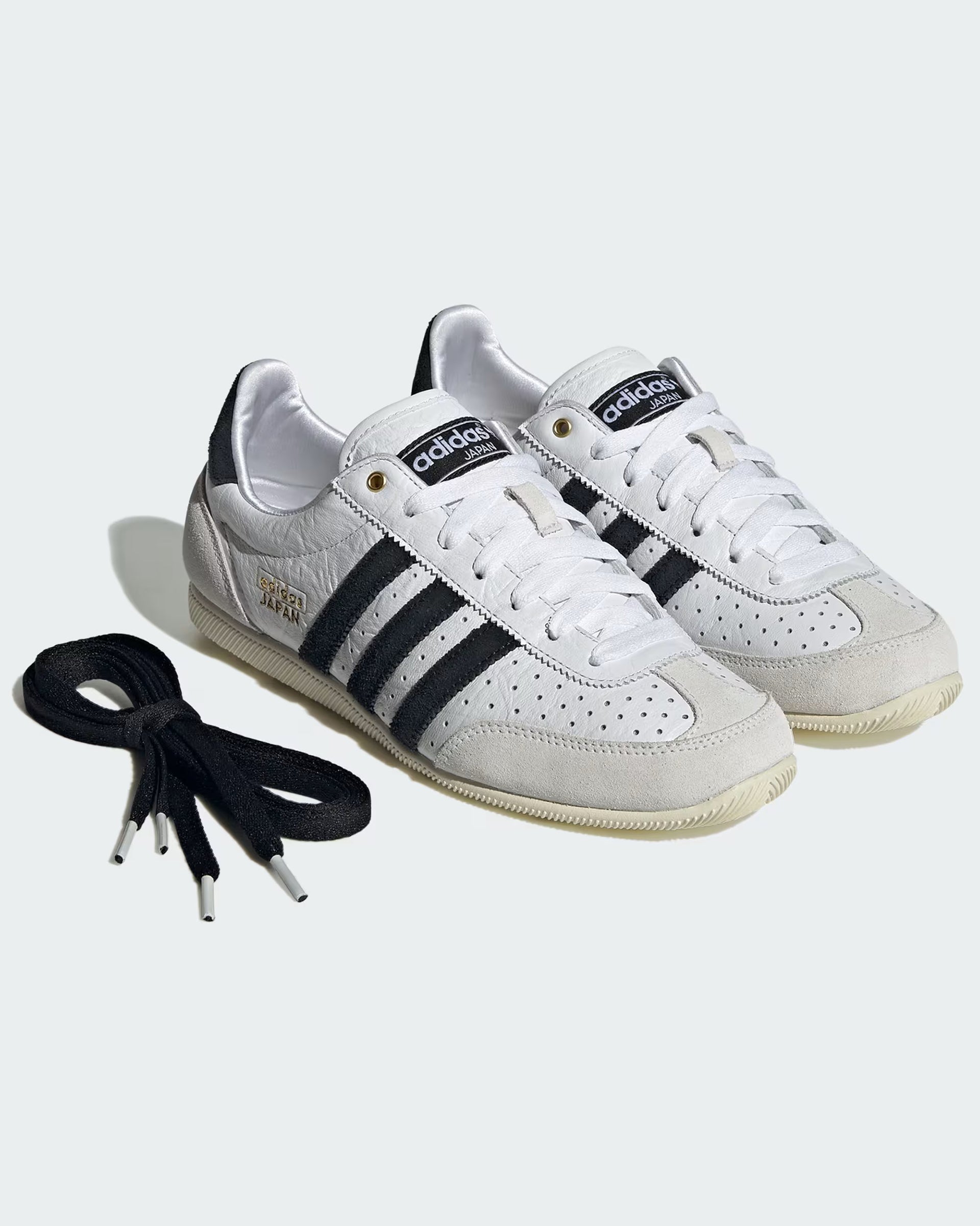 Adidas Women's Japan Shoe - Cloud White/Core Black/Gold Metallic