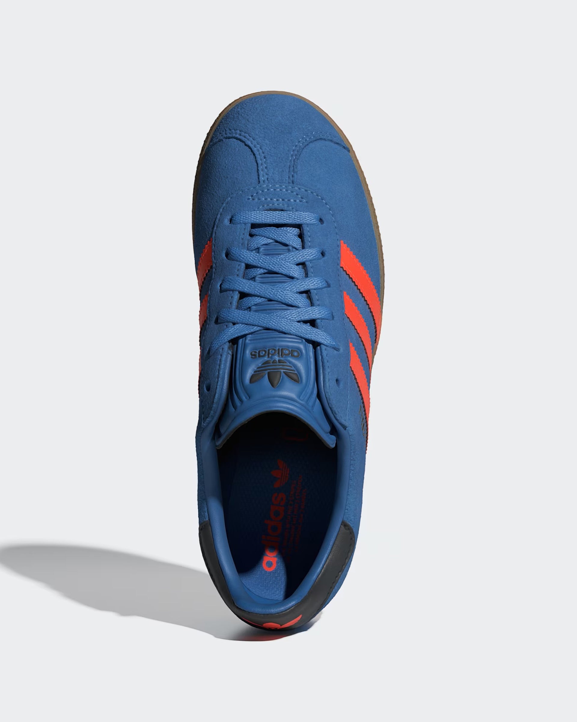 Adidas Kids (8-16) Gazelle Shoes - Focus Blue/Solar Orange/Core Black