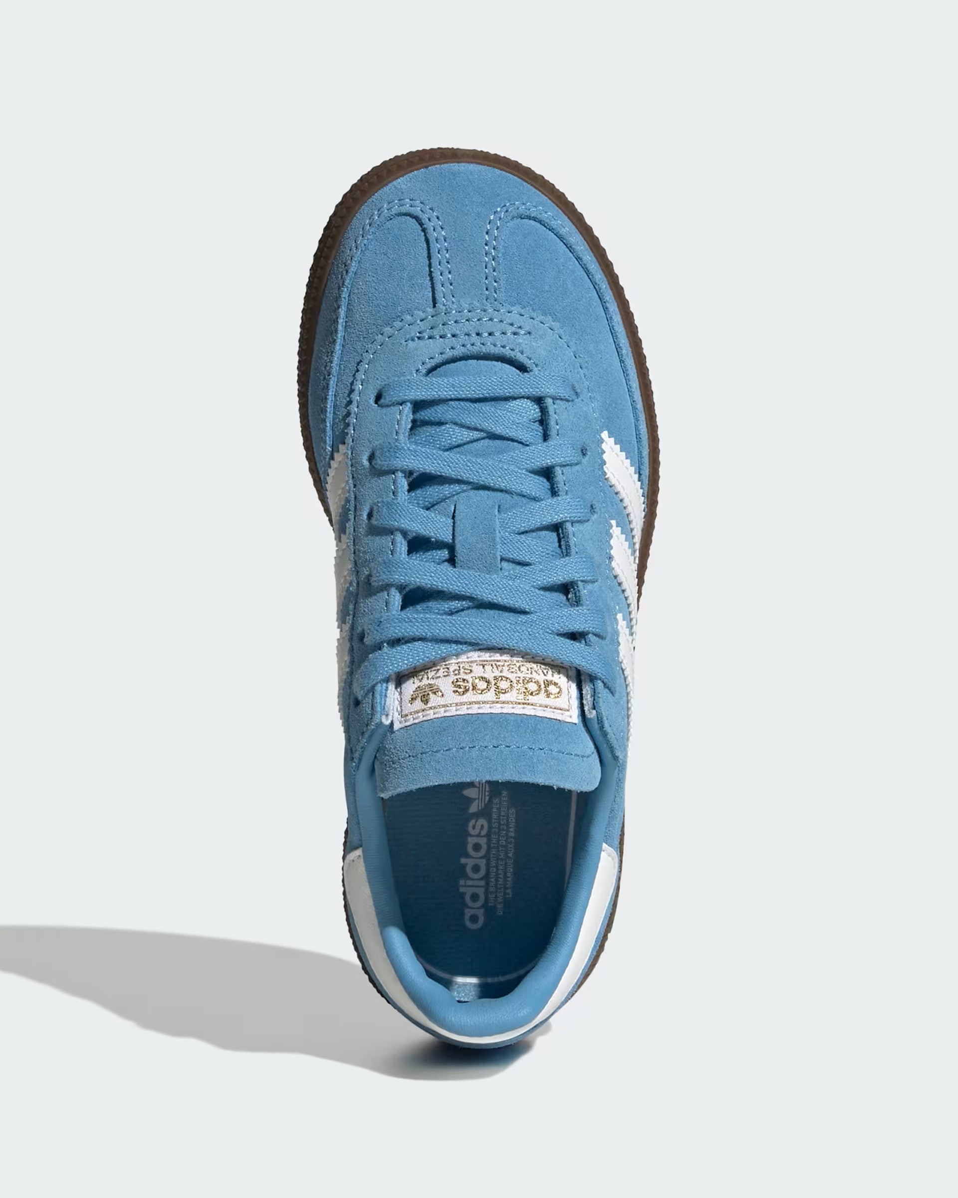 Adidas Kid's Handball Spezial Shoes - Light Blue/Cloud White/Gum