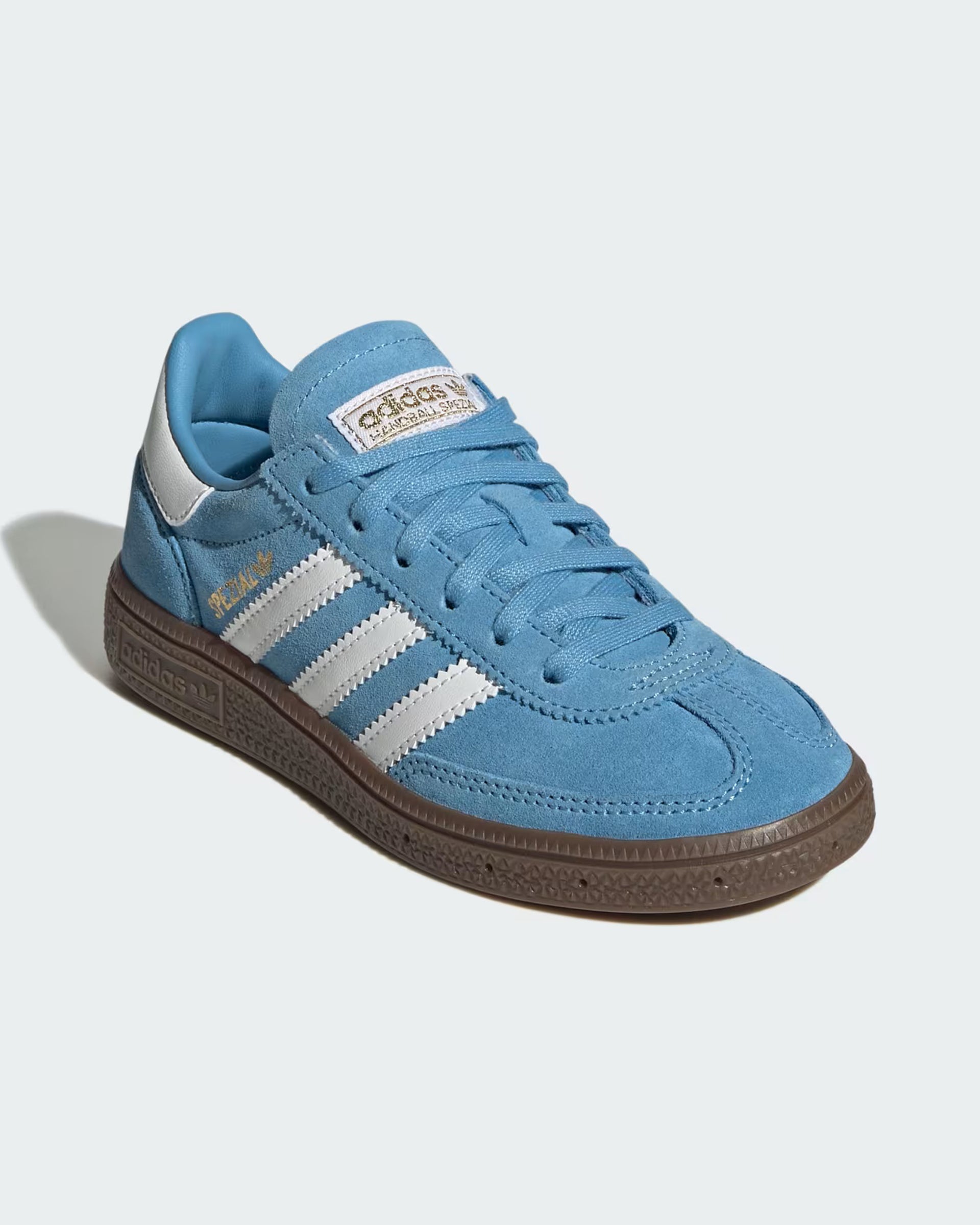 Adidas Kid's Handball Spezial Shoes - Light Blue/Cloud White/Gum