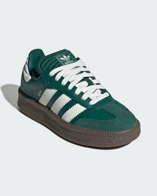 Adidas Kid's (8-16) Samba XLG Shoes - Collegiate Green/Core White/Gum