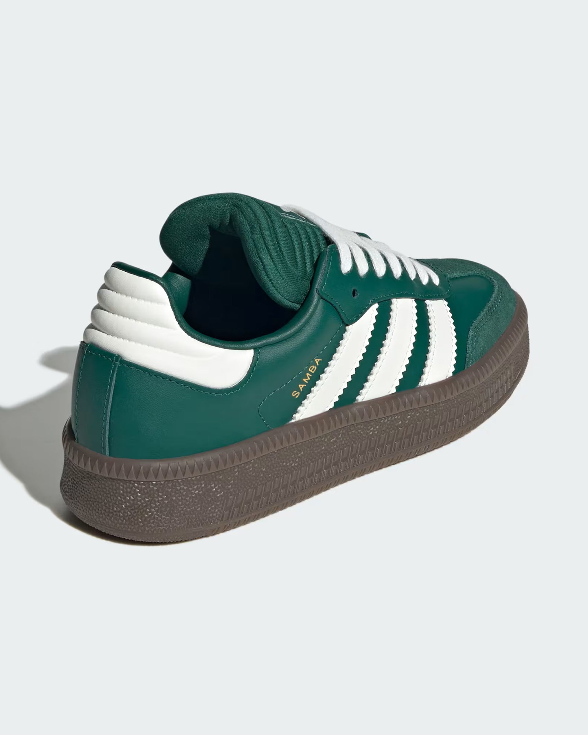 Kid's (8-16) Samba XLG Shoes - Collegiate Green/Core White/Gum