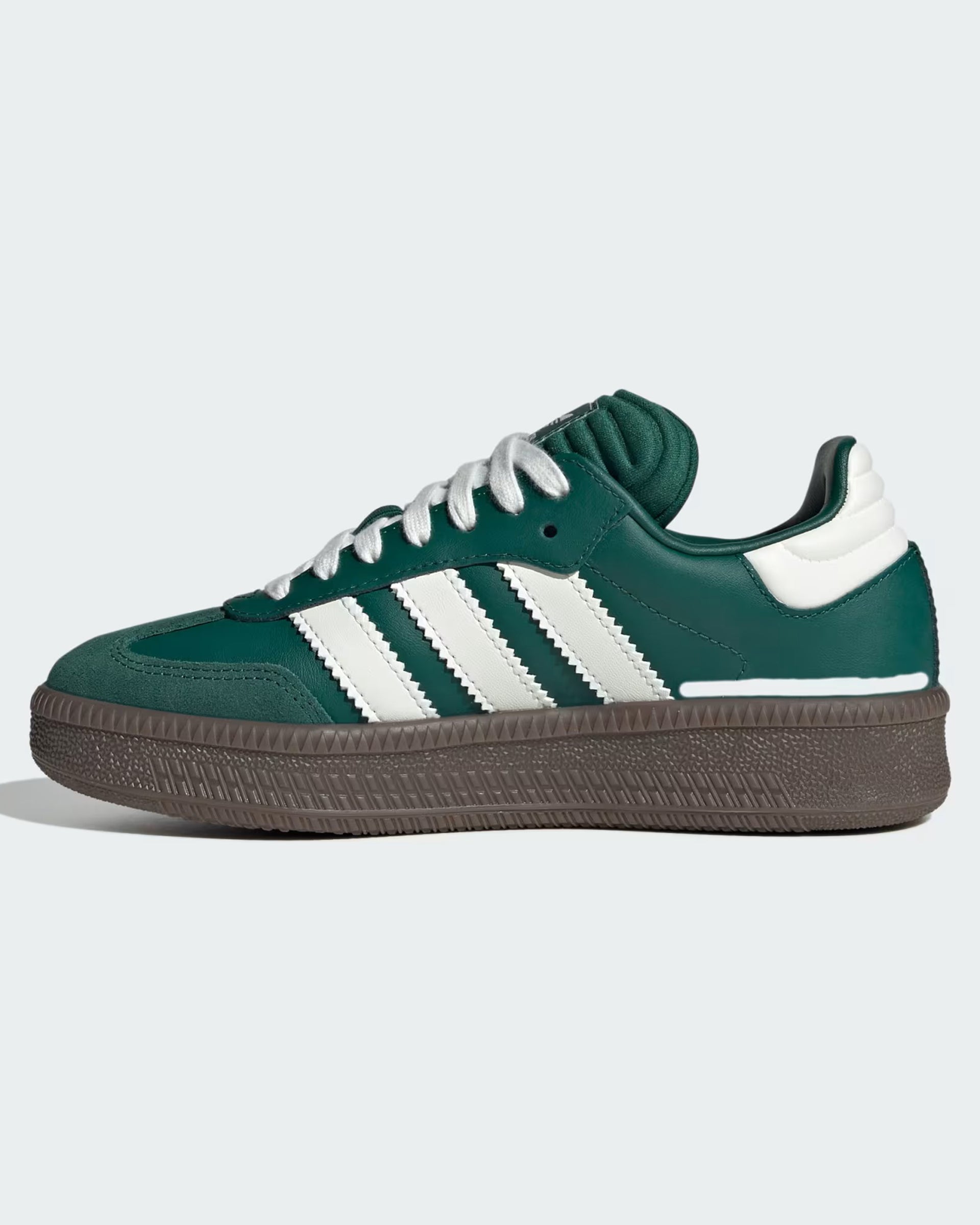 Adidas Kid's (8-16) Samba XLG Shoes - Collegiate Green/Core White/Gum