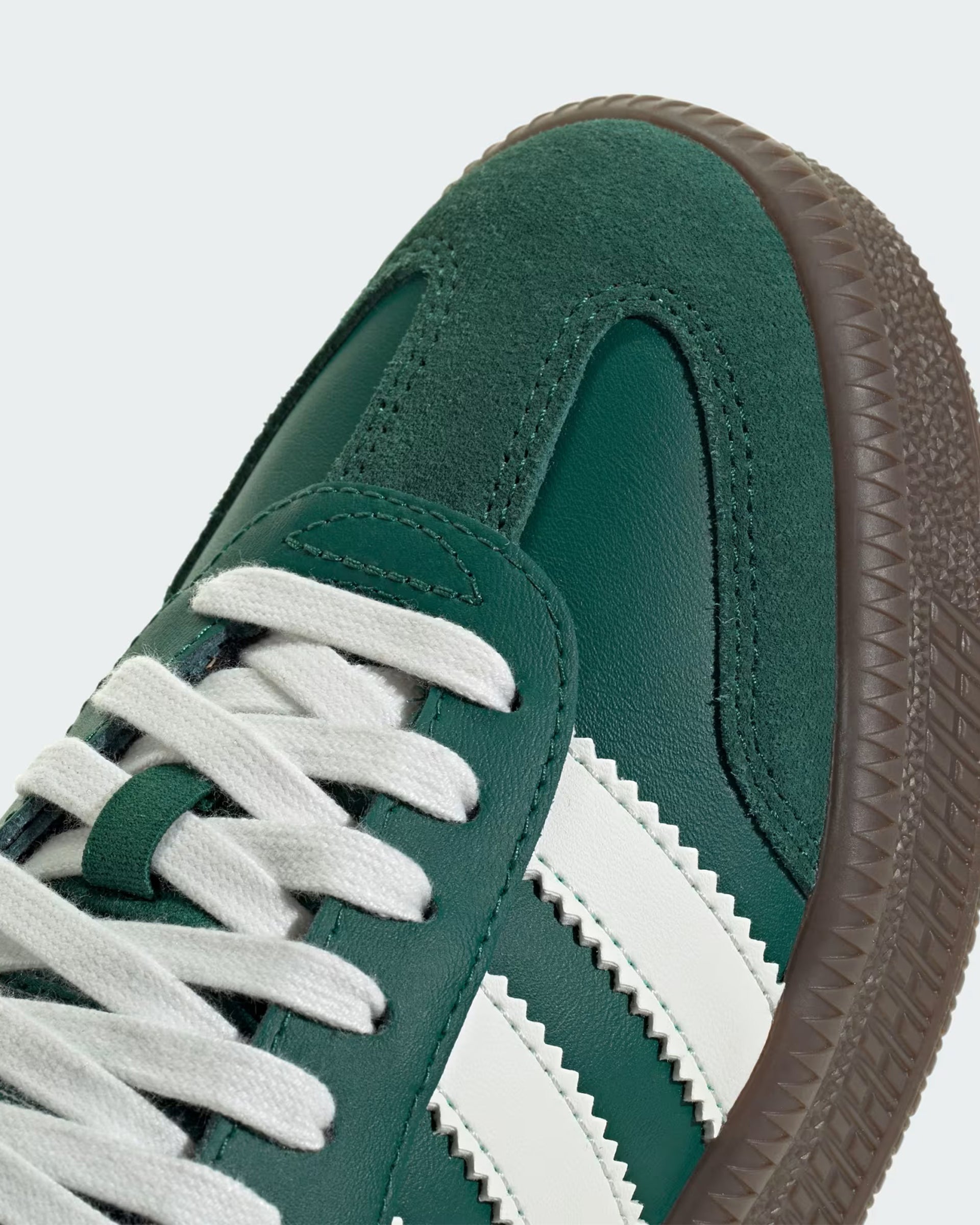 Adidas Kid's (8-16) Samba XLG Shoes - Collegiate Green/Core White/Gum
