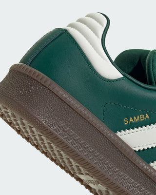 Adidas Kid's (8-16) Samba XLG Shoes - Collegiate Green/Core White/Gum