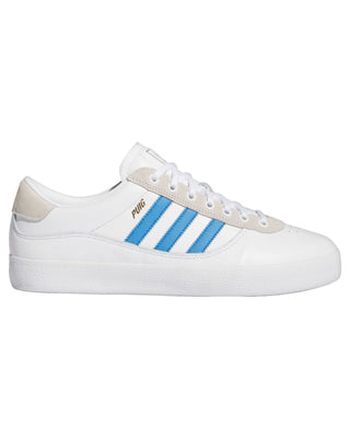 Adidas Puig Indoor Shoes - Cloud White/Blue Bird/Gold Metallic