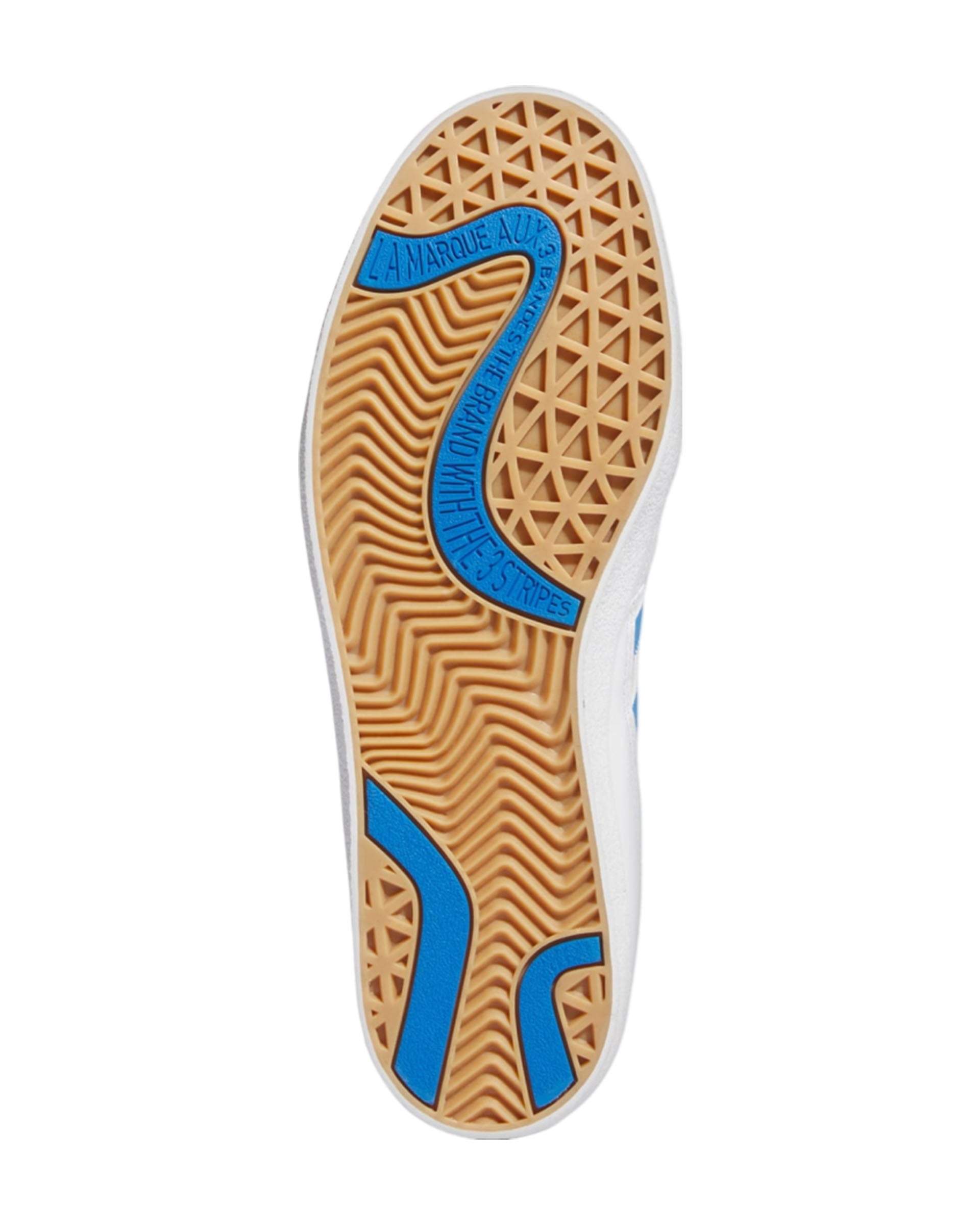 Adidas Puig Indoor Shoes - Cloud White/Blue Bird/Gold Metallic