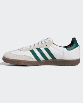 Adidas Samba ADV Shoes - Cloud White / Collegiate Green / Cloud White