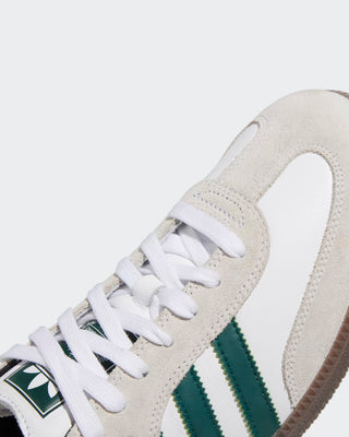 Adidas Samba ADV Shoes - Cloud White / Collegiate Green / Cloud White
