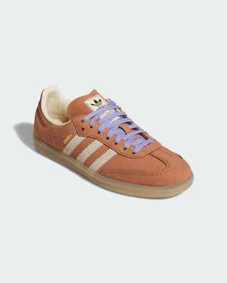 Women's Samba OG Shoes - Clay Strata/Warm Vanilla/Light Purple