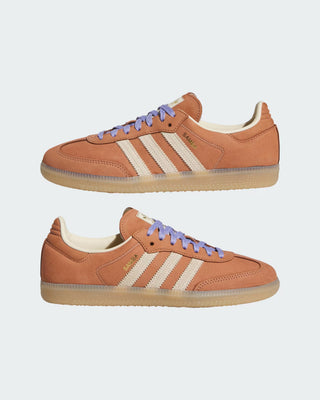 Women's Samba OG Shoes - Clay Strata/Warm Vanilla/Light Purple