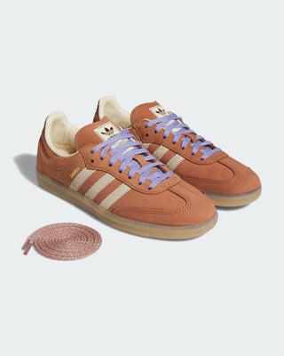 Women's Samba OG Shoes - Clay Strata/Warm Vanilla/Light Purple