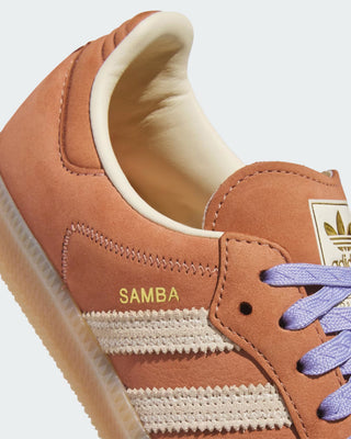 Women's Samba OG Shoes - Clay Strata/Warm Vanilla/Light Purple