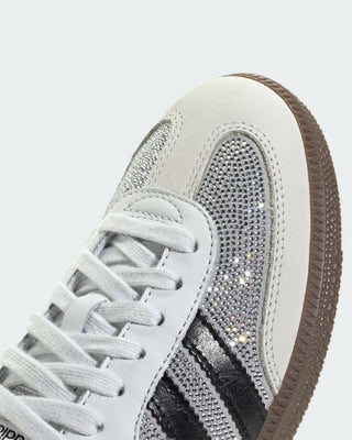 Adidas Women's Samba OG Shoes - Crystal White/Core White/Silver Metallic