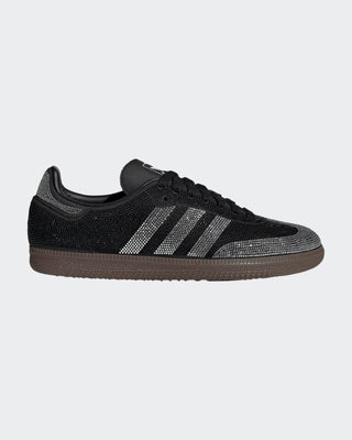 Adidas Women's Samba OG Shoes - Rhinestone Black Silver