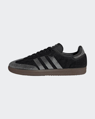Adidas Women's Samba OG Shoes - Rhinestone Black Silver