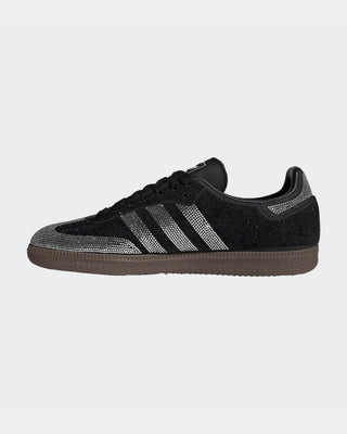 Adidas Women's Samba OG Shoes - Rhinestone Black Silver