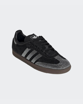 Adidas Women's Samba OG Shoes - Rhinestone Black Silver
