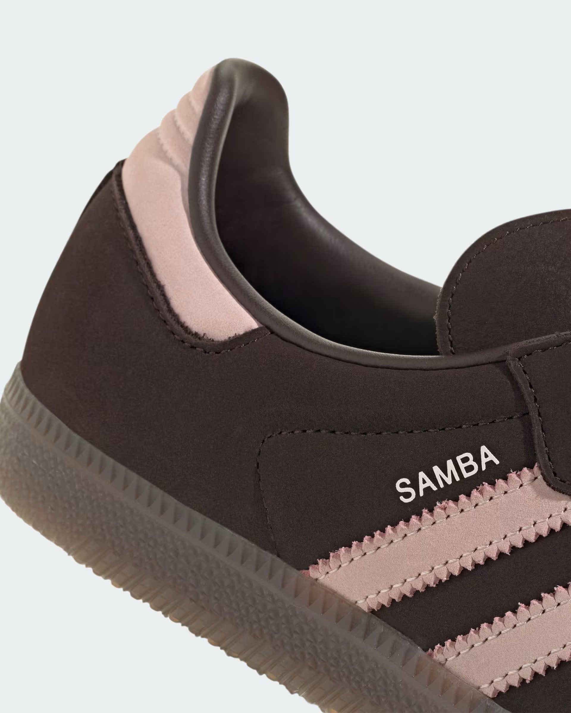 Adidas Women's Samba OG Shoes - Aurora Coffee/Sandy Pink/Cloud White