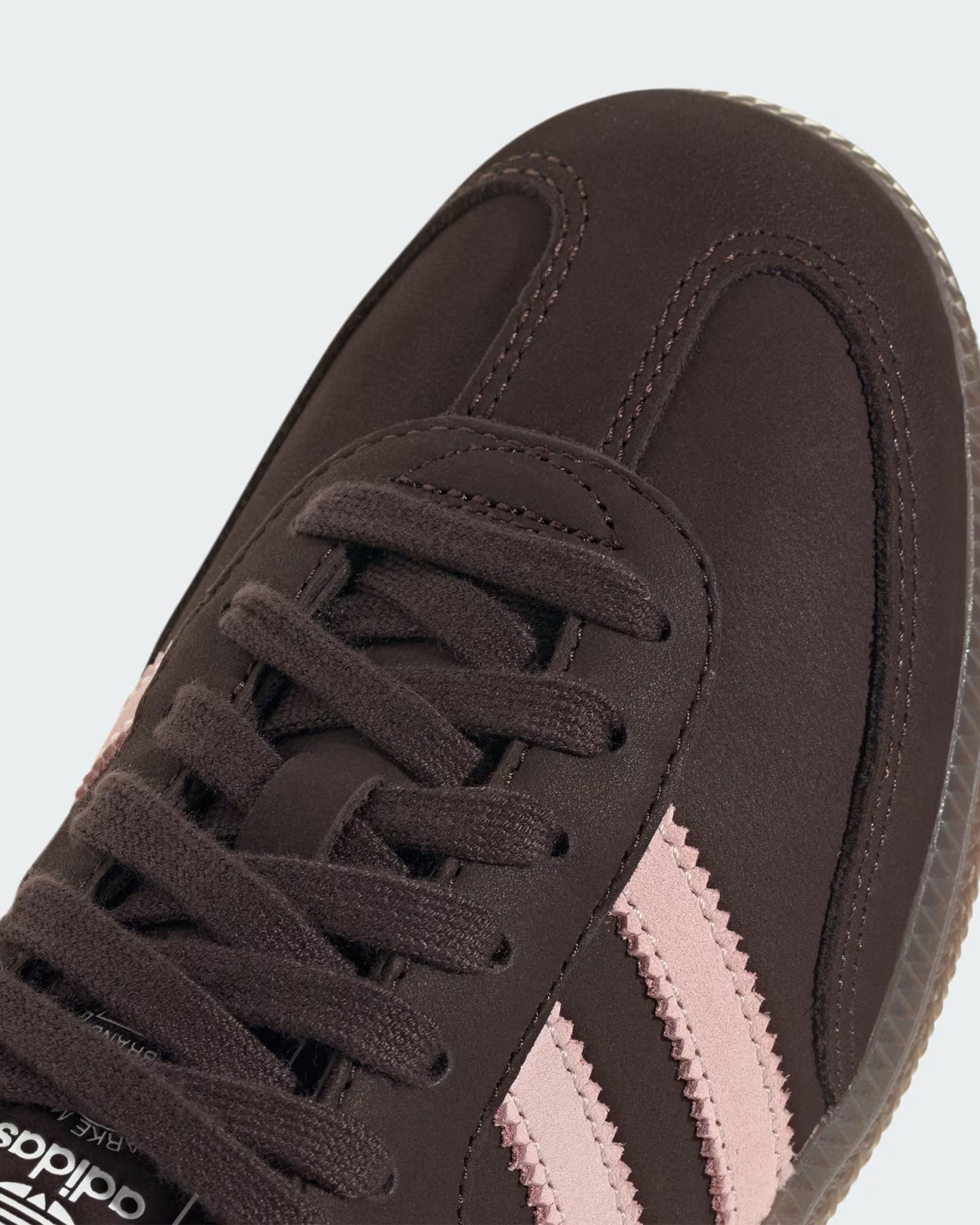 Adidas Women's Samba OG Shoes - Aurora Coffee/Sandy Pink/Cloud White