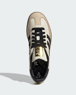 Adidas Women's Samba OG Shoes - Cream White/Core Black/Sand Strata