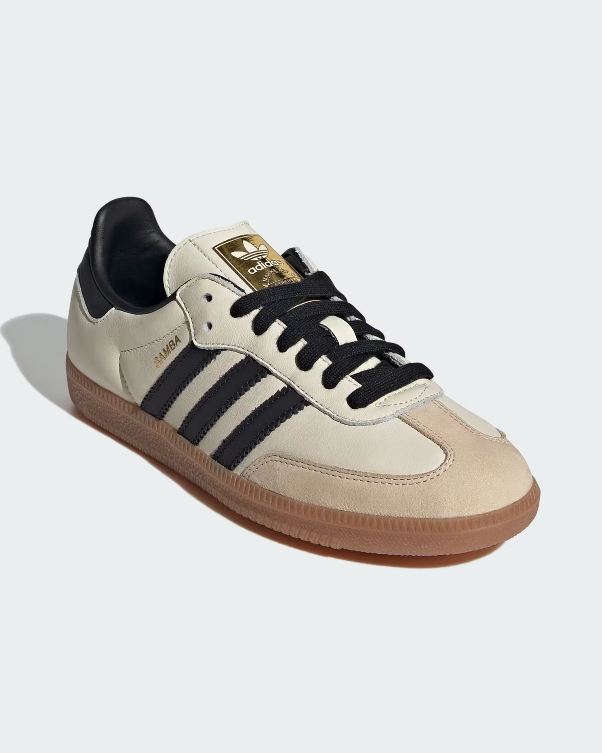 Women's Samba OG Shoes - Cream White/Core Black/Sand Strata