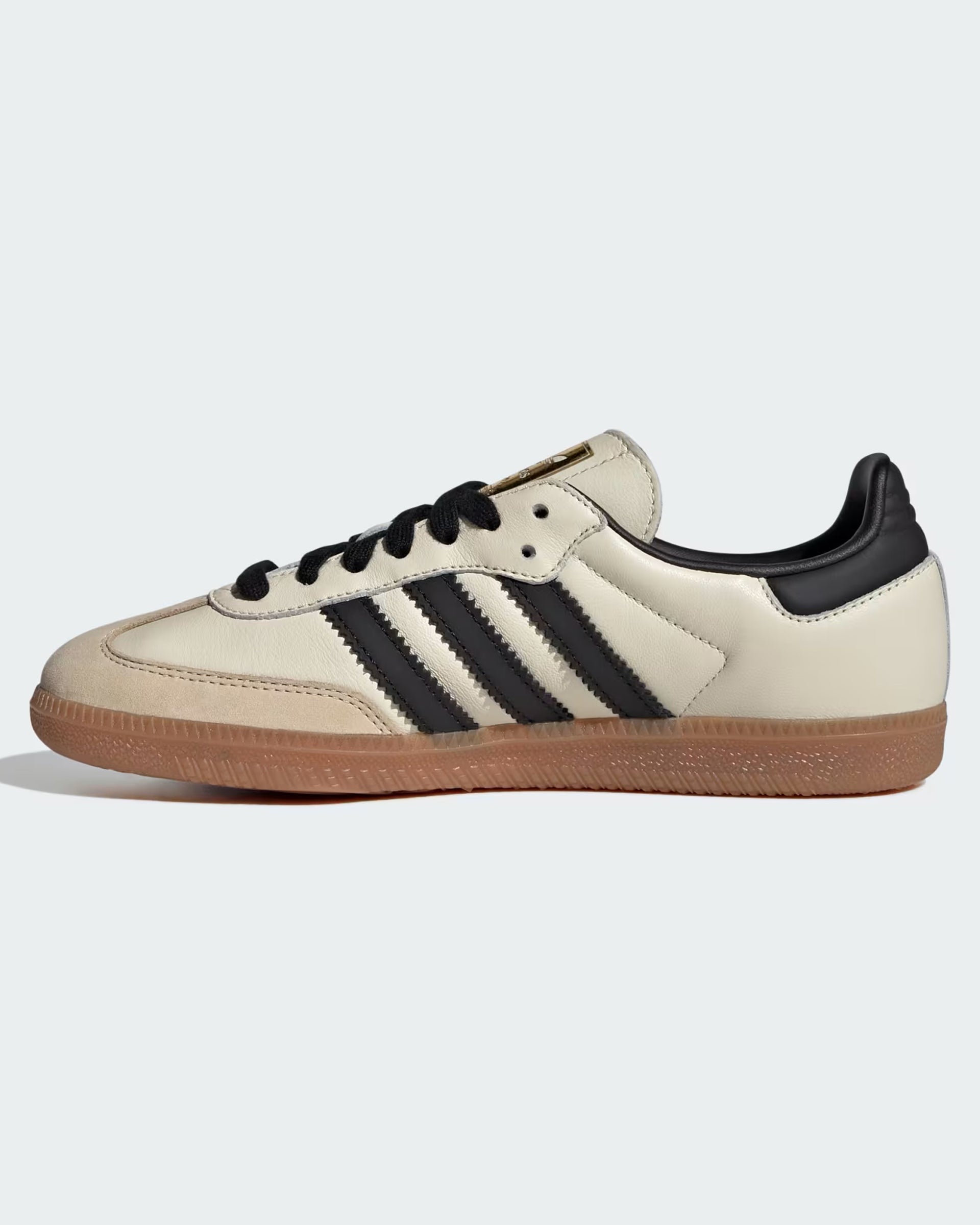 Adidas Women's Samba OG Shoes - Cream White/Core Black/Sand Strata