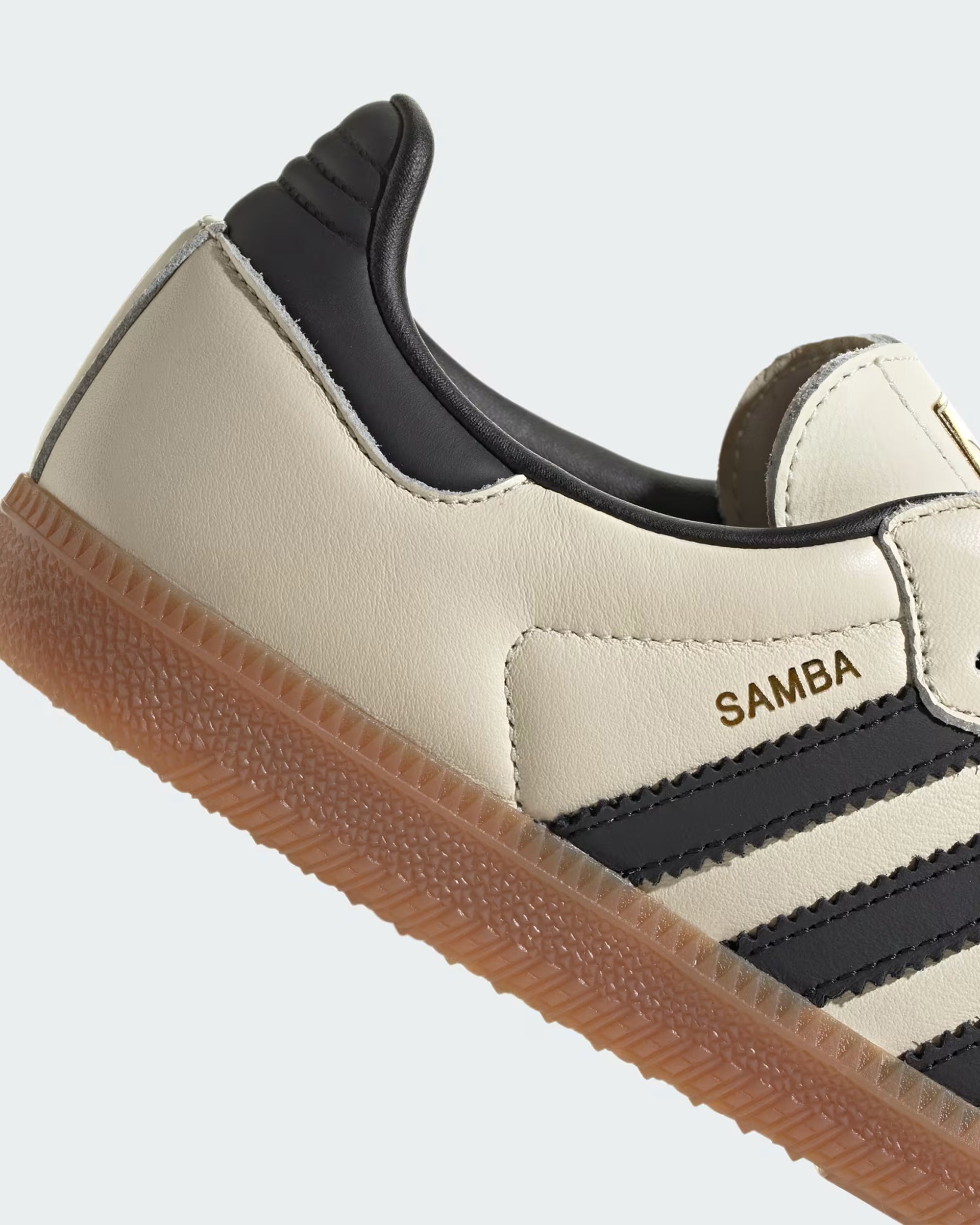Adidas Women's Samba OG Shoes - Cream White/Core Black/Sand Strata
