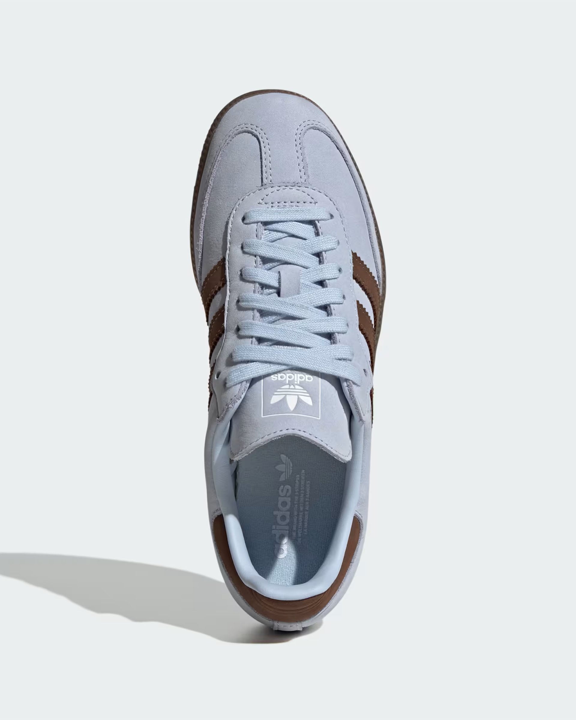 Adidas Women's Samba OG Shoes - Crystal Sky/Earth Strata/Cloud White