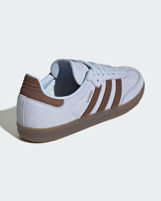 Adidas Women's Samba OG Shoes - Crystal Sky/Earth Strata/Cloud White