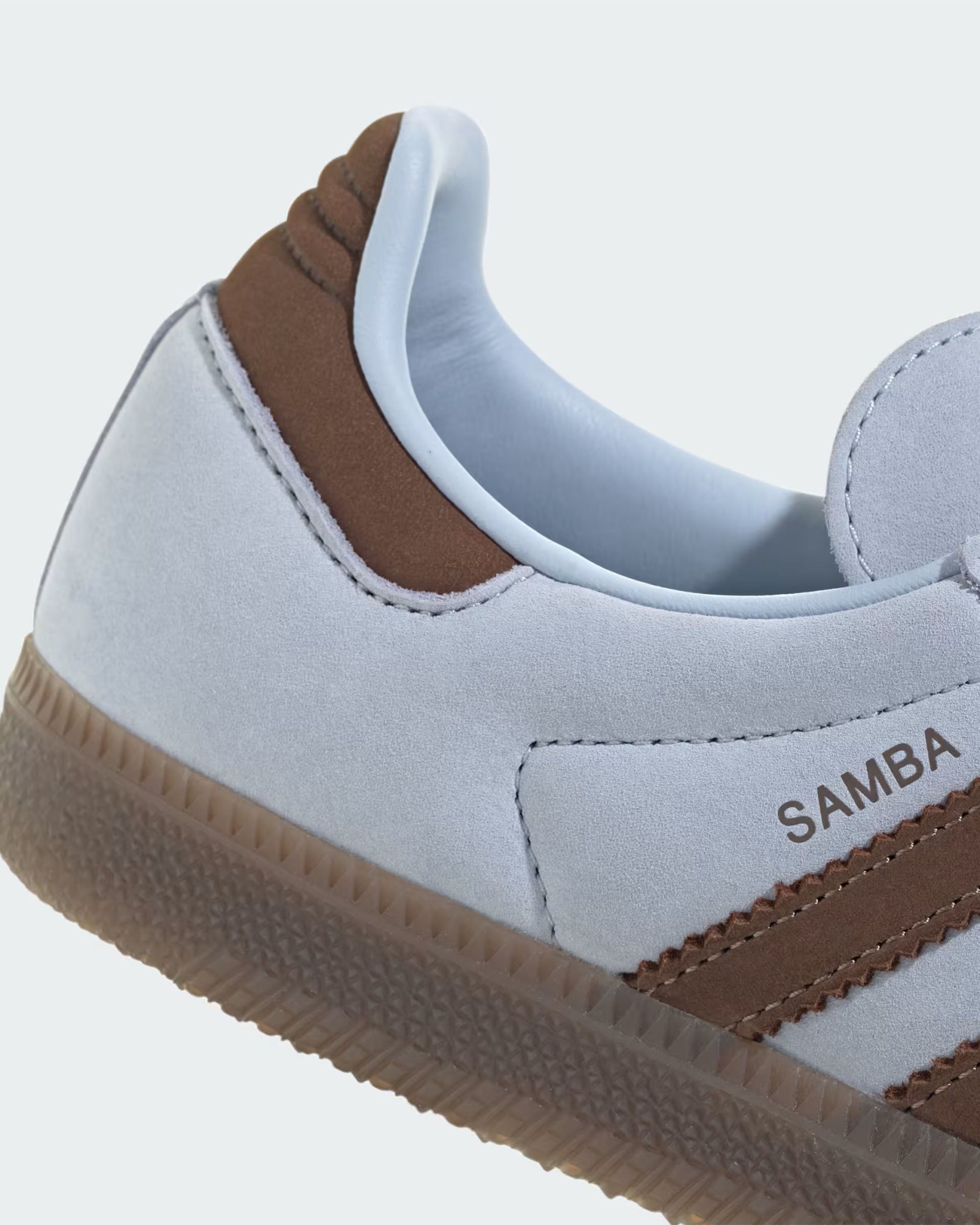 Adidas Women's Samba OG Shoes - Crystal Sky/Earth Strata/Cloud White