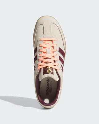 Adidas Women's Samba OG Shoes - Wonder White/Maroon/Frozen Turbo