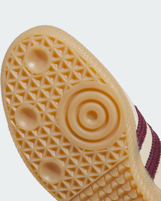Adidas Women's Samba OG Shoes - Wonder White/Maroon/Frozen Turbo