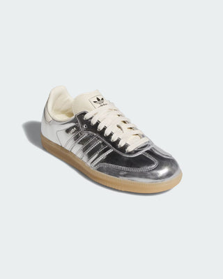 Adidas Women's Samba OG W Shoe - Silver Metallic/Silver Metallic/Gum