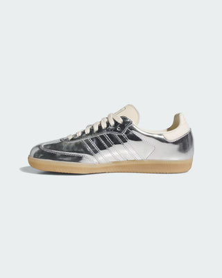 Adidas Women's Samba OG W Shoe - Silver Metallic/Silver Metallic/Gum