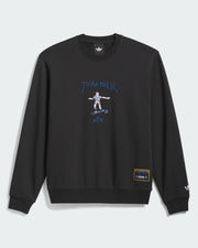 Adidas Argentina x Thrasher Crewneck Sweatshirt - Black