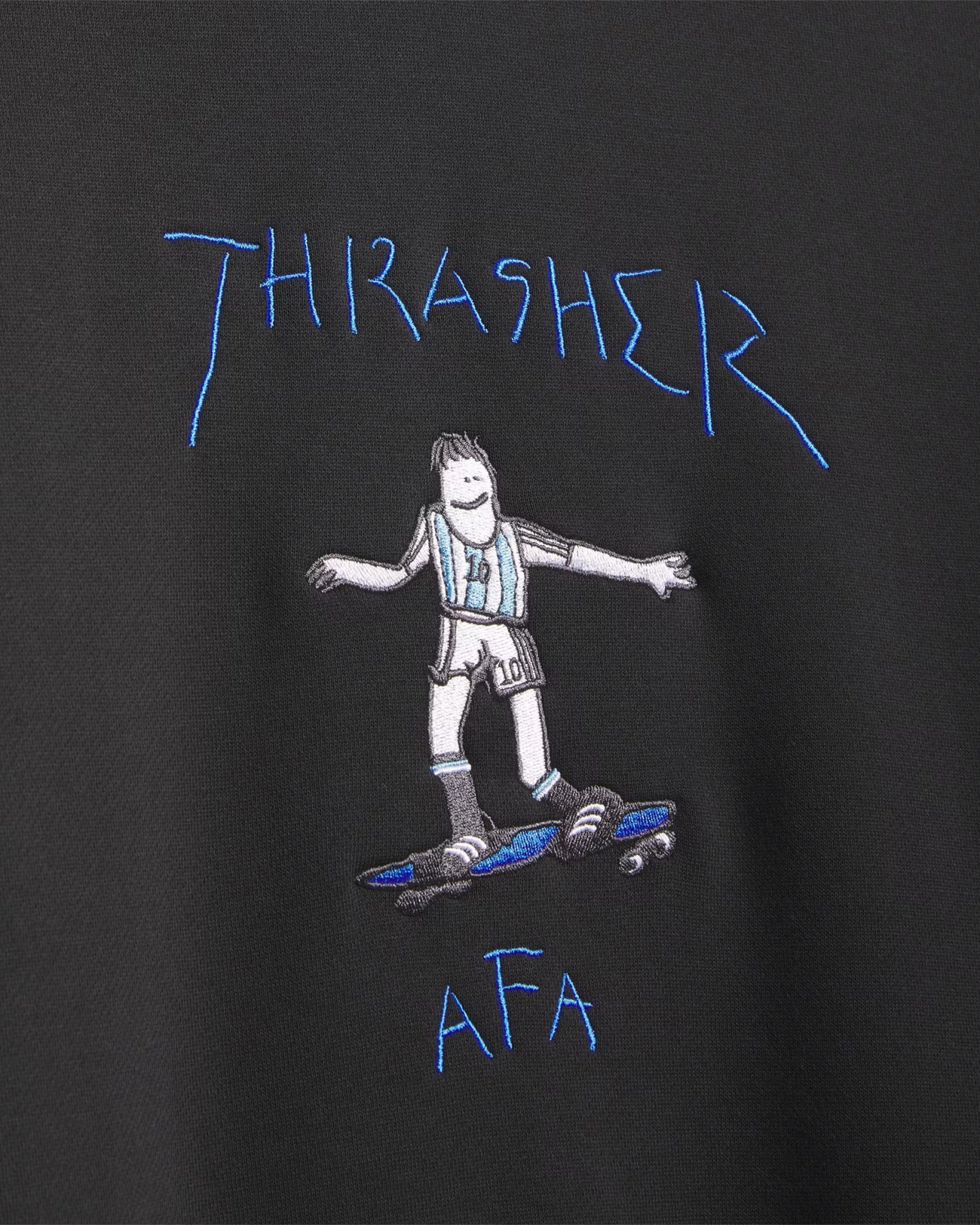 Argentina x Thrasher Crewneck Sweatshirt - Black – Jack's Surfboards