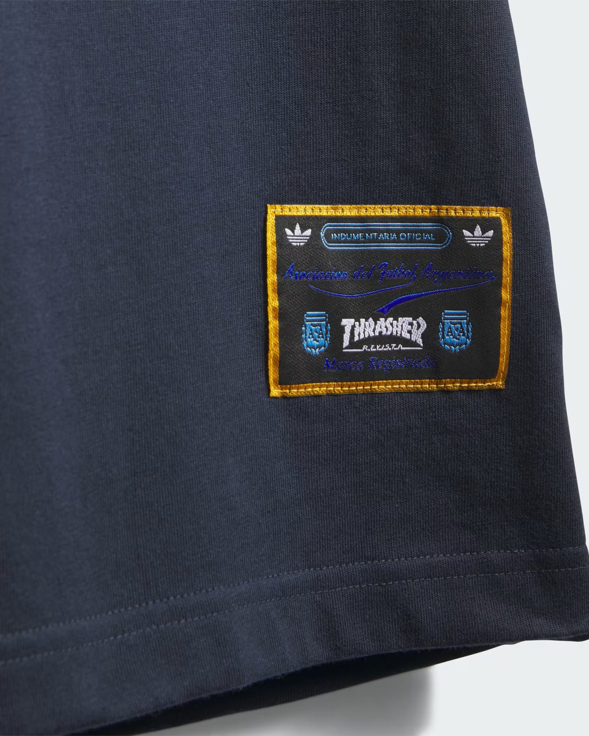 Adidas Argentina x Thrasher Short Sleeve T-Shirt - Night Navy