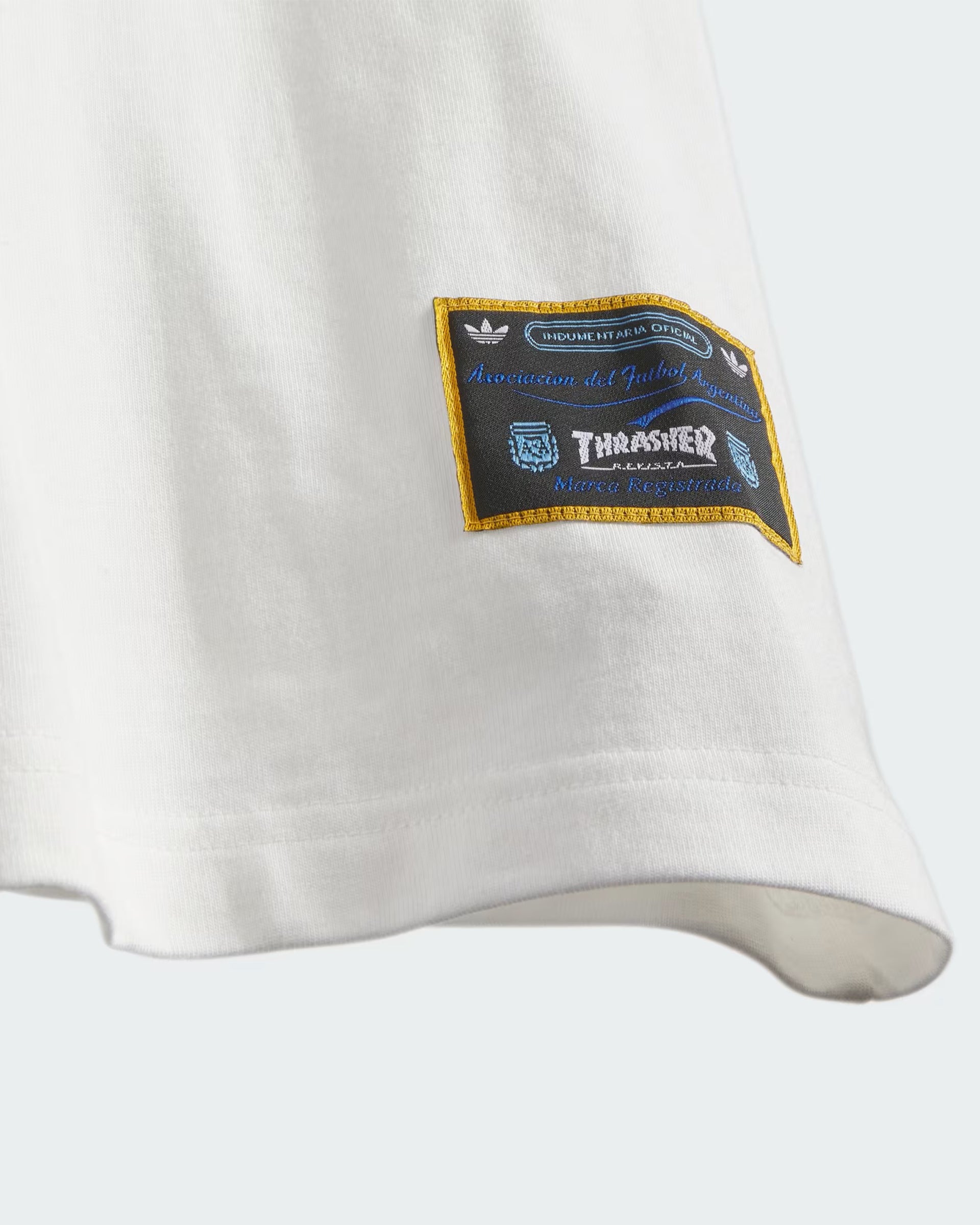 Adidas Argentina x Thrasher Short Sleeve T-Shirt - Core White