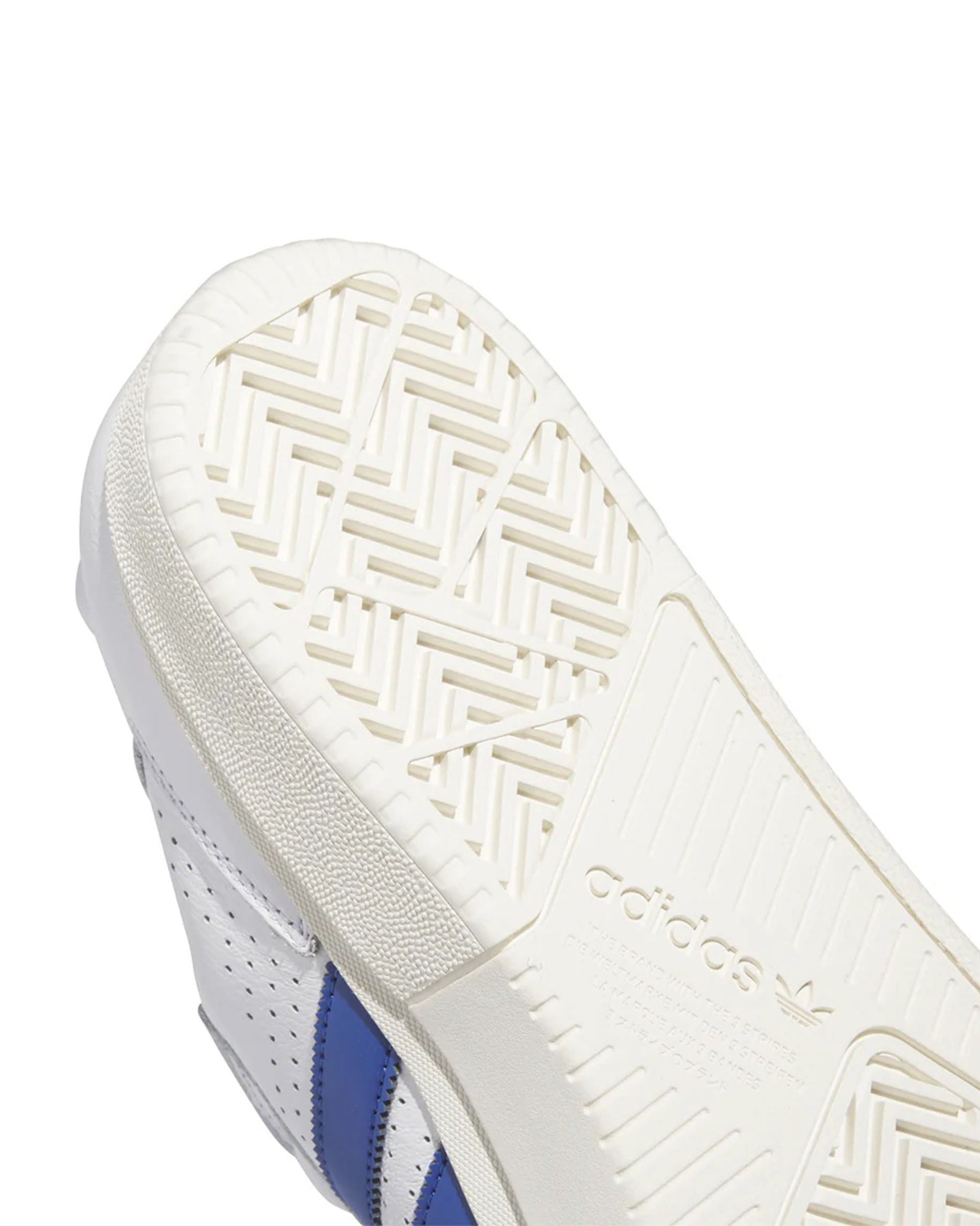 Adidas Tyshawn Low Shoes - Cloud White/Royal Blue/Chalk White