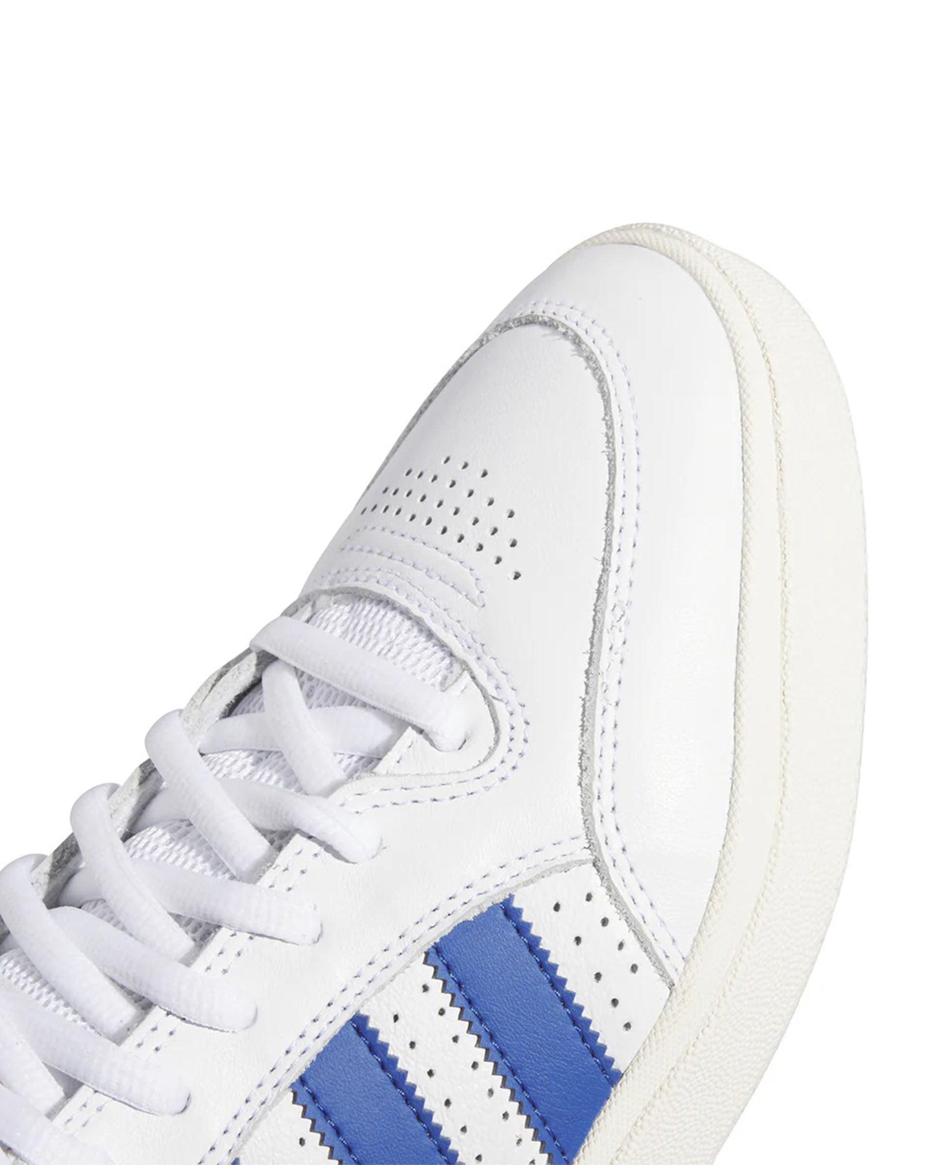 Adidas Tyshawn Low Shoes - Cloud White/Royal Blue/Chalk White