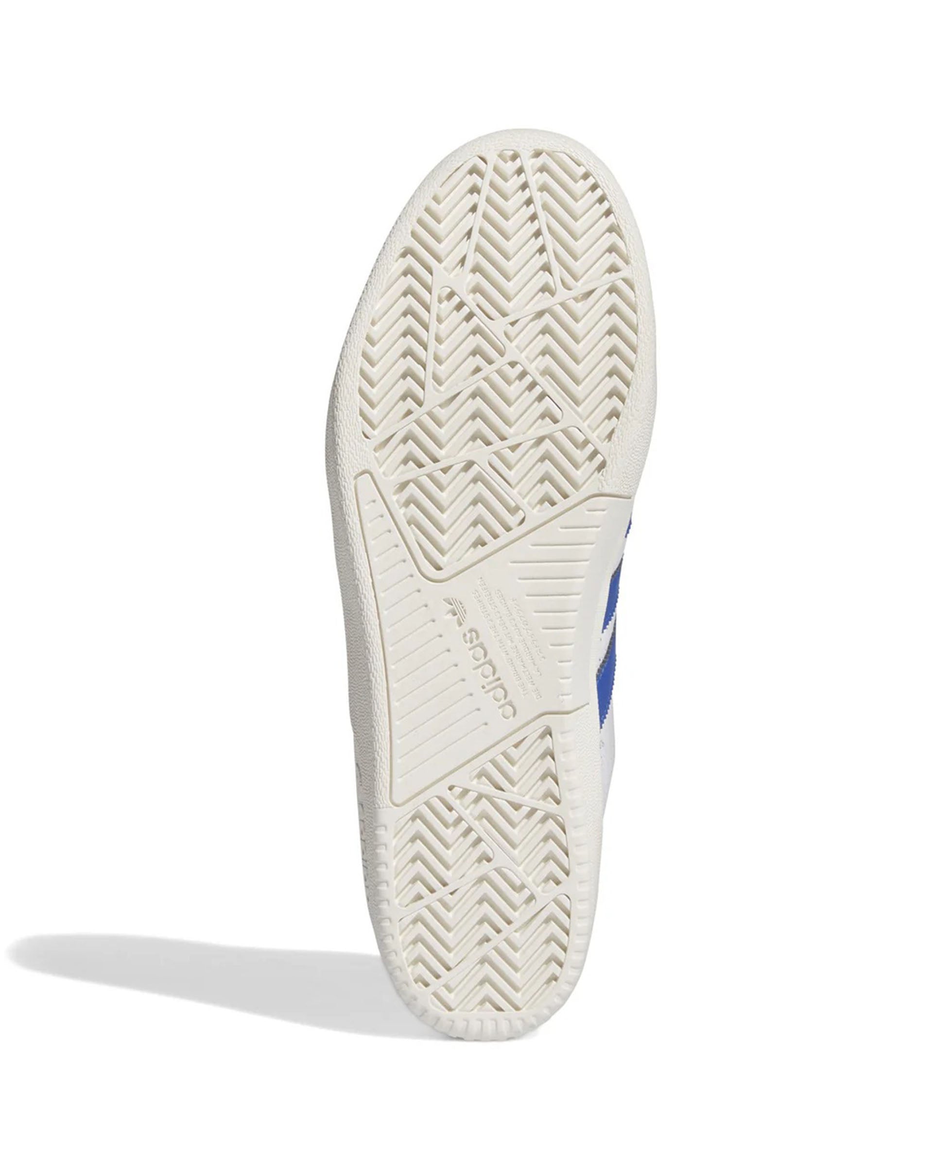 Adidas Tyshawn Low Shoes - Cloud White/Royal Blue/Chalk White