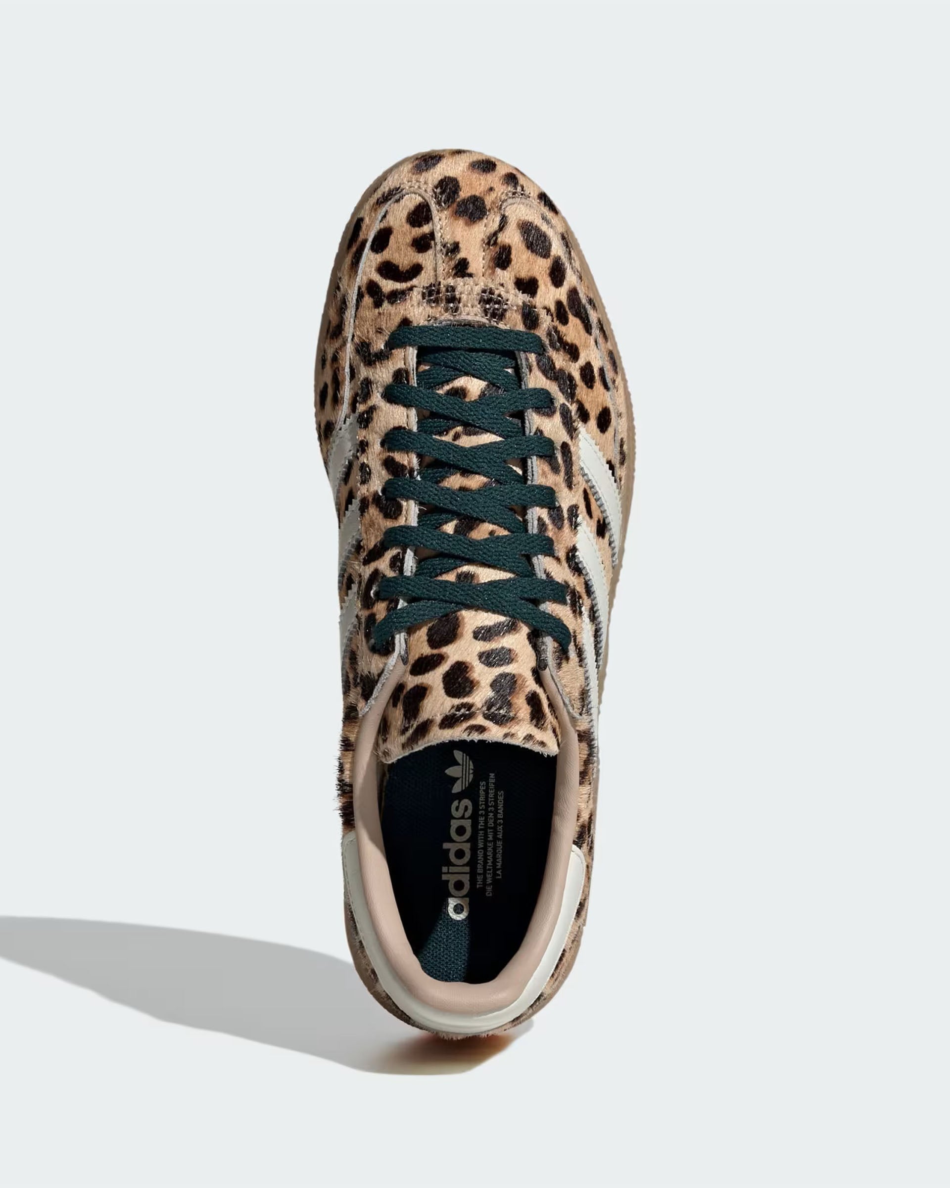 Adidas Women's Leopard Print Handball Spezial Shoes - Magic Beige/Ivory/Aurora Ivy