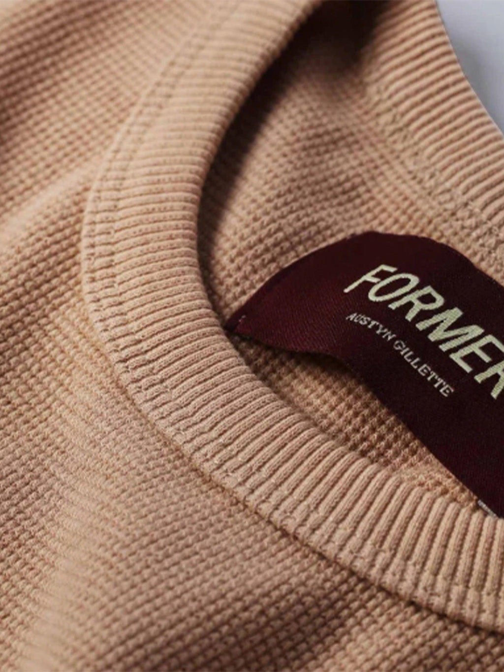 Former Men's AG Colorless Waffle Thermal Long Sleeve T-Shirt