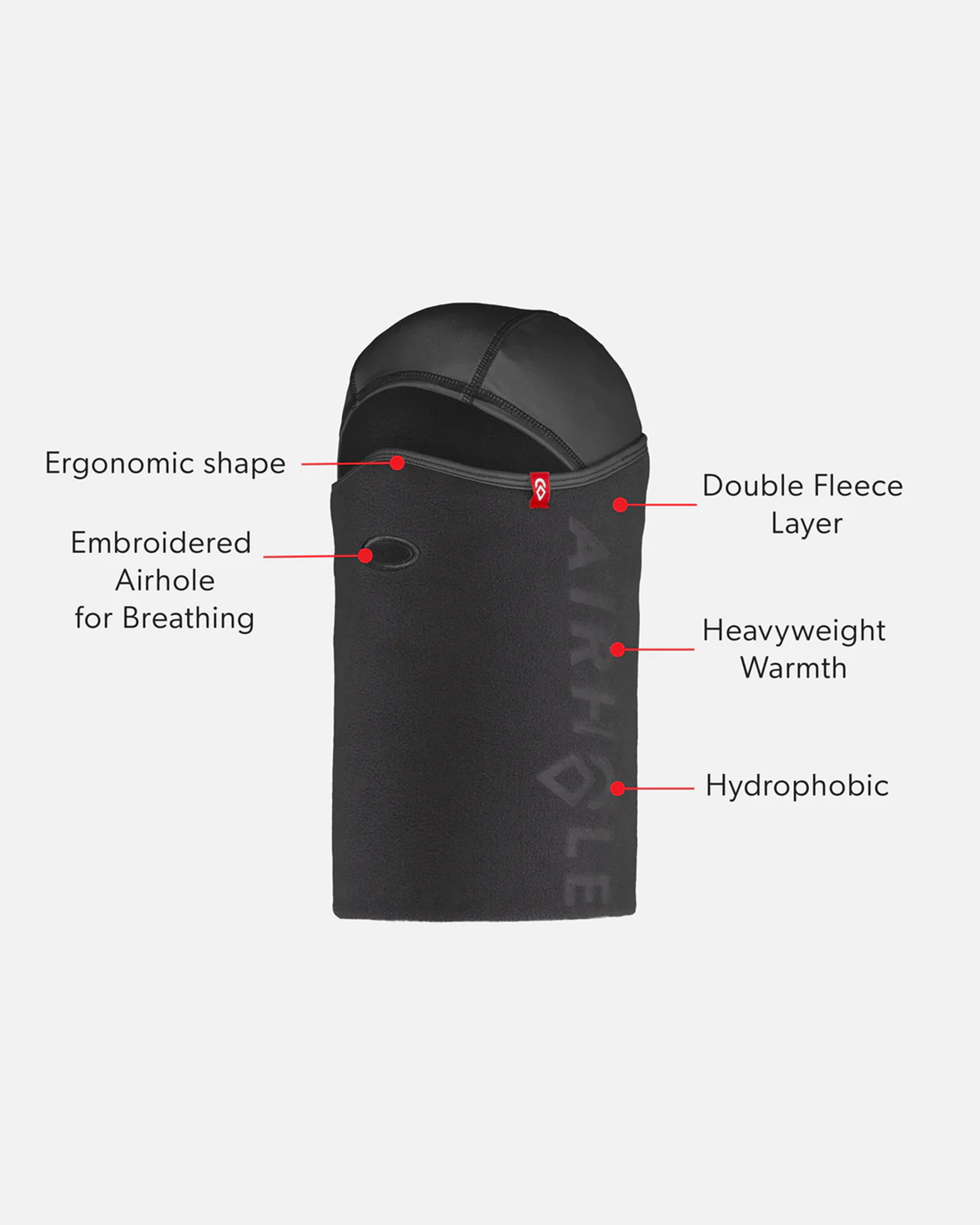 Balaclava Combo Microfleece - Black