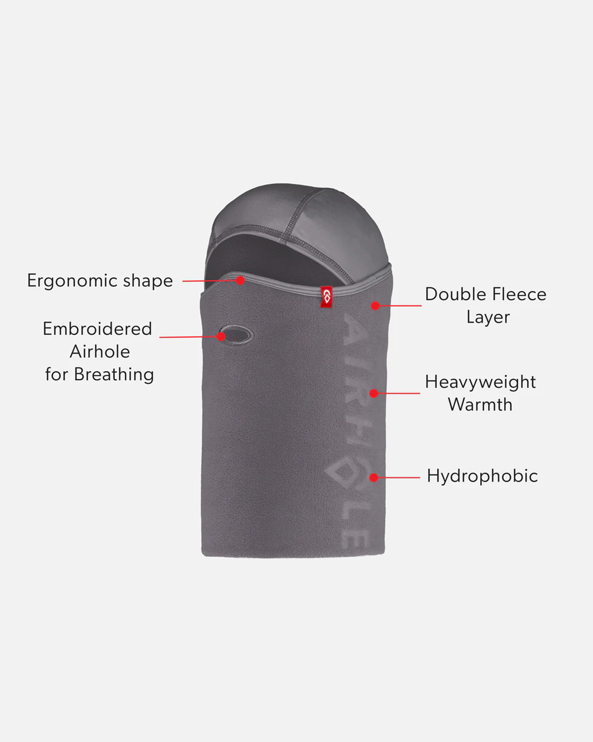 Balaclava Combo Microfleece - Slate