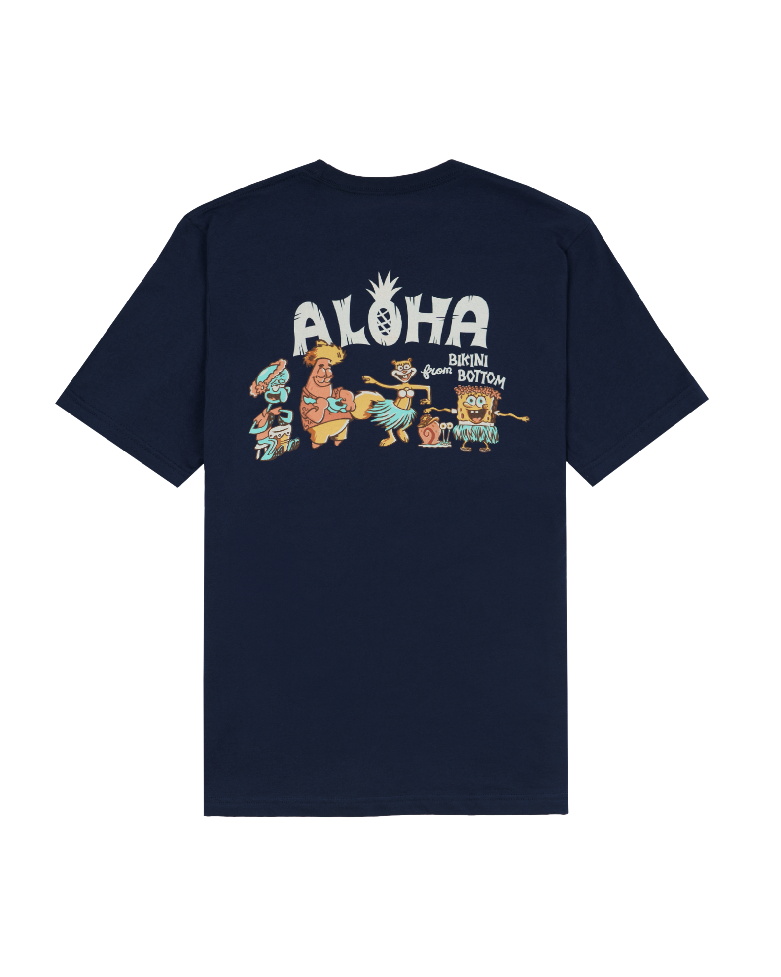 SpongeBob SquarePants x Jack's "Aloha" S/S Tee - Navy 